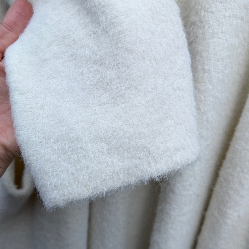 Anthropologie Thornton Longline Cardigan Sleeping on Snow, Wool Blend Size: M - Picture 7 of 9